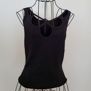 Classic black and white top